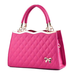 Europe Bowknot Bag Women Handbag PU Leather Lady Tote Crossbody Bags