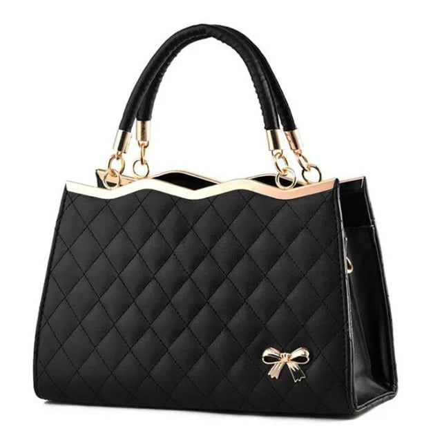 Europe Bowknot Bag Women Handbag PU Leather Lady Tote Crossbody Bags