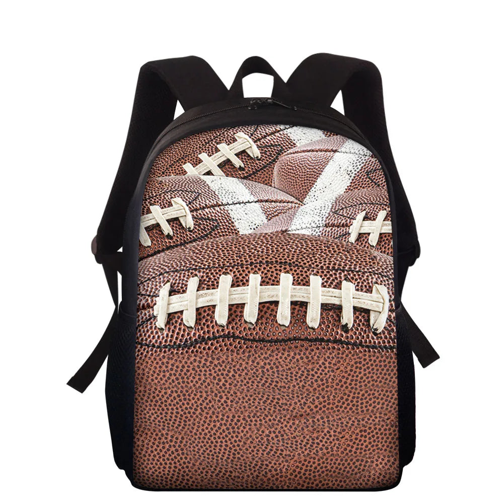 15 Inch School Bags For Boys Girls Ball Printing Backpack Kids Primary Schoolbag