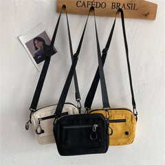 Small Crossbody Messenger Bag for Women Versatile Student Shoulder Pouch