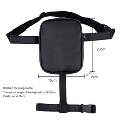 Stylish Women Waist Leg Leather Bag for Hiking Motorcycle