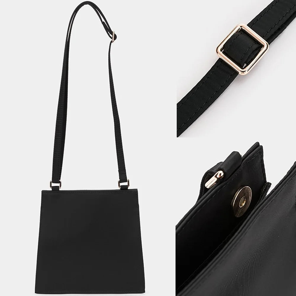 Square Bag Astronaut Pattern Tote Bag Casual Crossbody Shoulder Bag