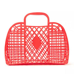 INS Jelly Hand-Held Basket Bag Large Capacity Tote Bags