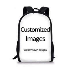 Art Dot Pattern Printed School Bag Girl Shoulder Bookbags