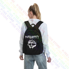 Integrity Skull Band Hardcore Punk Large Capacity Backpack
