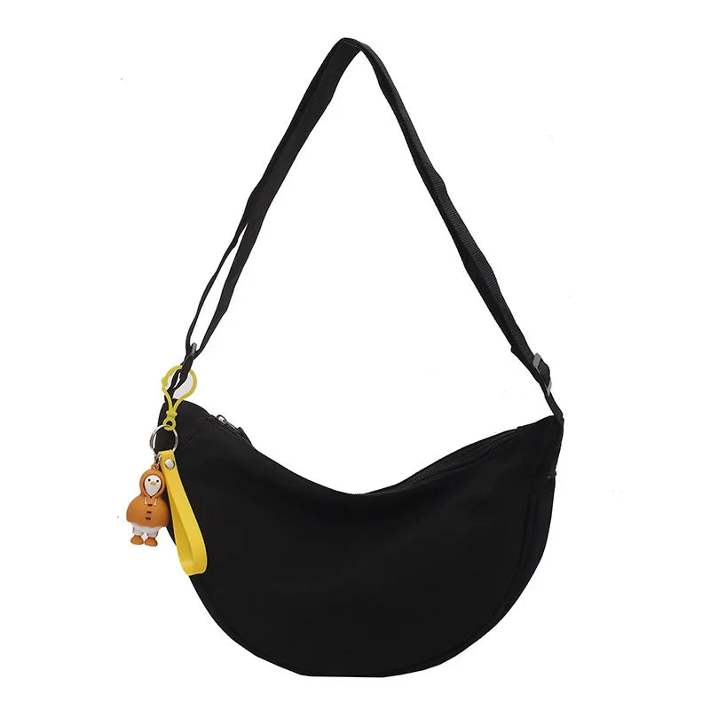 Girls Casual Canvas Cross Body Bag Woman Chest Bags
