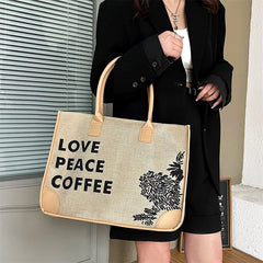 Canvas Large Capacity Tote Bag Women Handbags Shoulder Bags