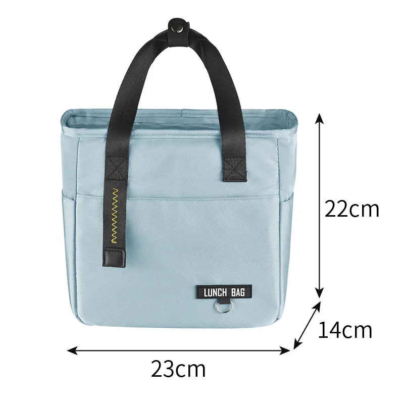 Insulated Bento Lunch Box Thermal Bag Large Capacity Food Zipper Storage Bags