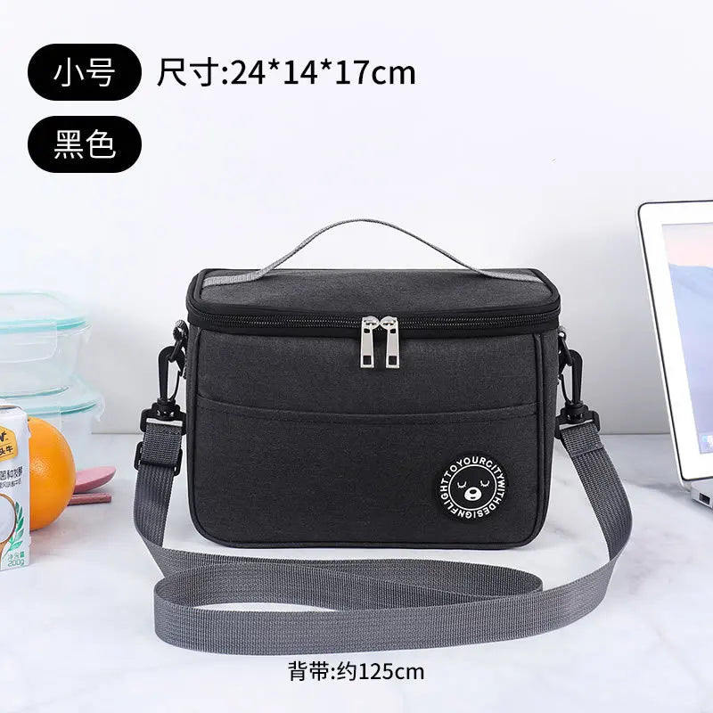 Insulated Lunch Box Men Women Travel Portable Camping Picnic Bag