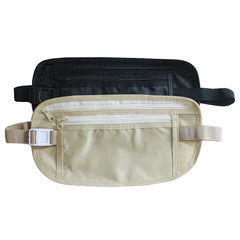 Invisible Travel Waist Pouch For Passport Money Belt Bag Hidden Security Wallet