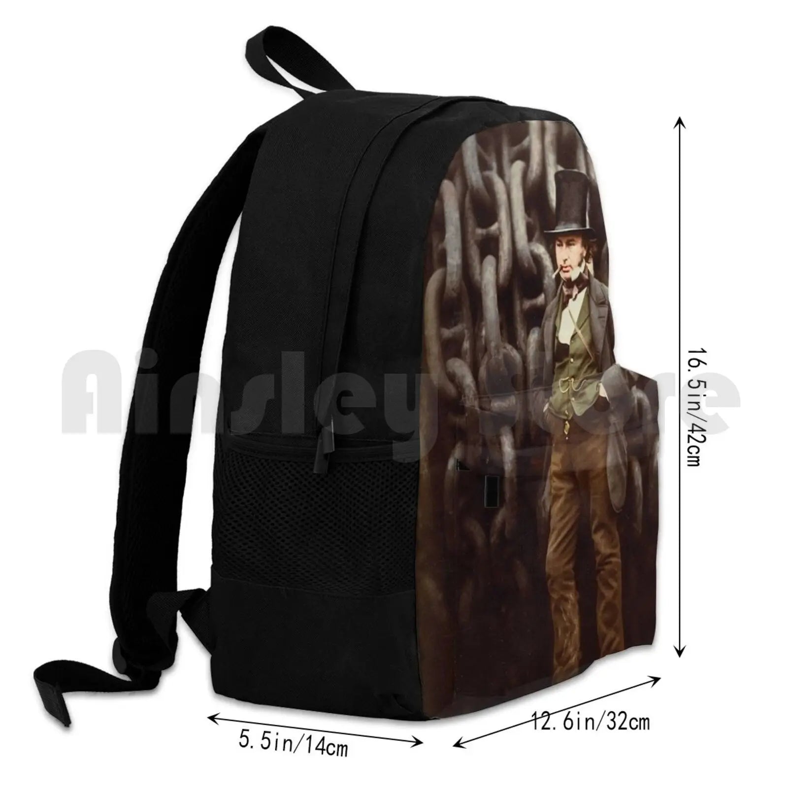 Vintage Brunel 1857 Outdoor Hiking Backpack Waterproof Camping Travel