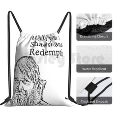 Shawshank Redemption Last Man On Earth Backpack Drawstring Bag