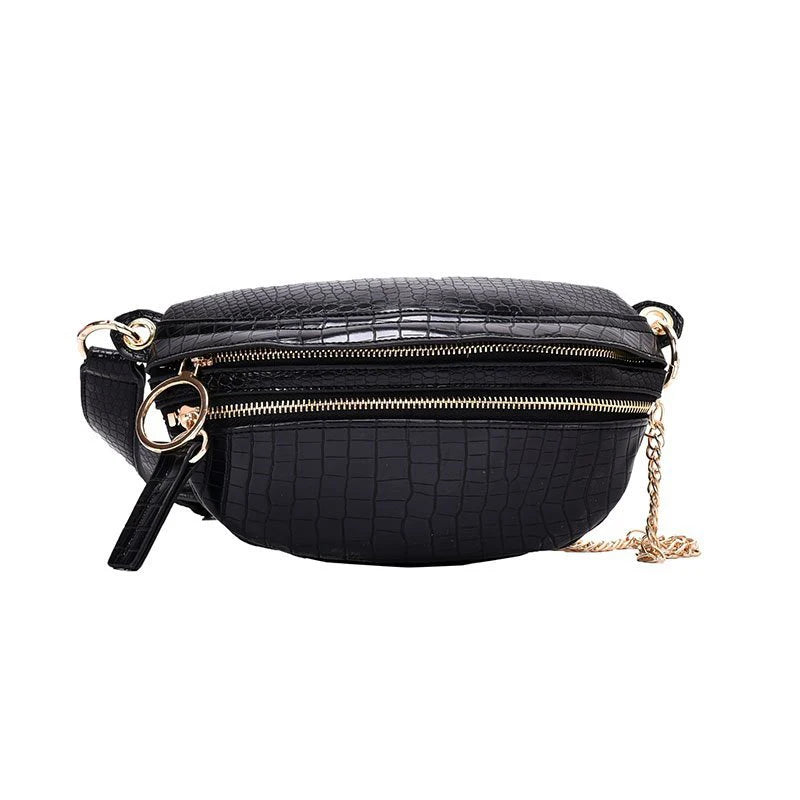Women's Leather Waist Bag Belt Bum Fanny Pack Travel Pouch