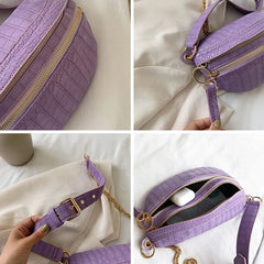 Women's Leather Waist Bag Belt Bum Fanny Pack Travel Pouch