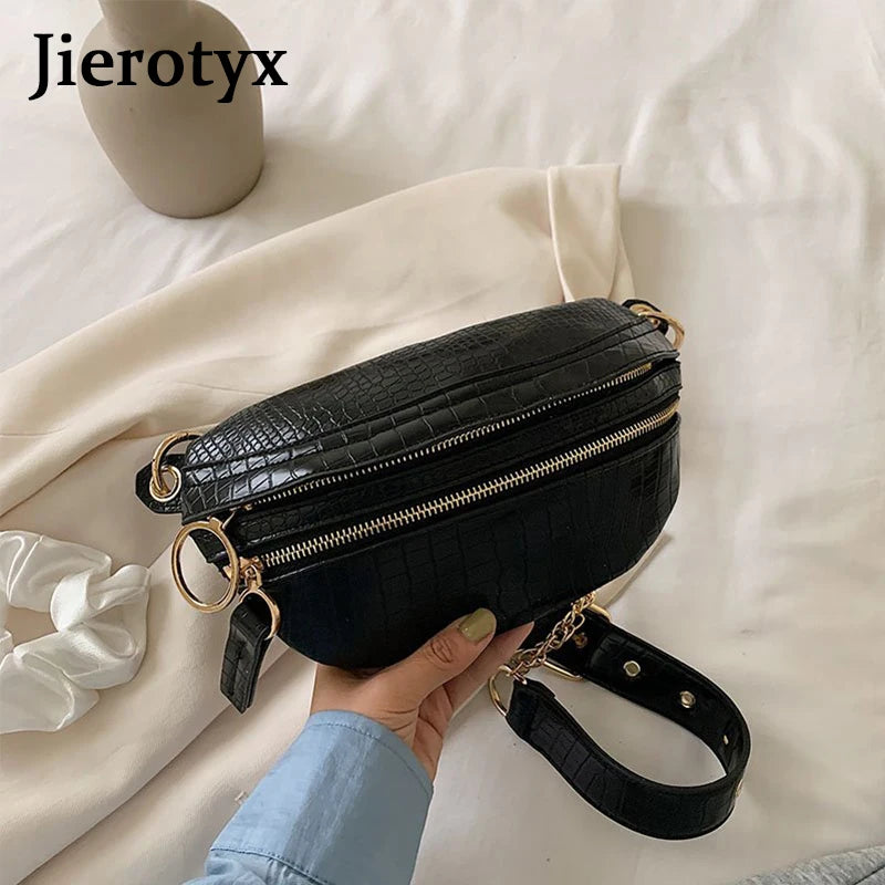 Women's Leather Waist Bag Belt Bum Fanny Pack Travel Pouch