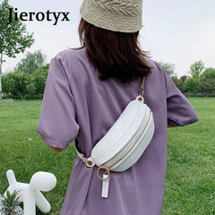 Women's Leather Waist Bag Belt Bum Fanny Pack Travel Pouch