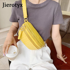 Women's Leather Waist Bag Belt Bum Fanny Pack Travel Pouch