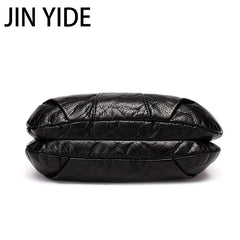 Women Messenger Bag Soft Washed PU Leather Crossbody Handbag