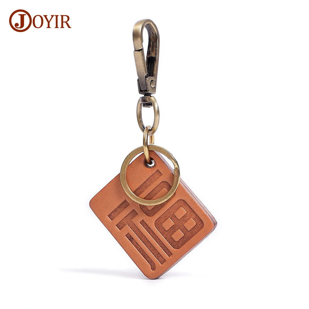 Leather Keychain Key Ring Accessories Women Men Key Chain Key Holder