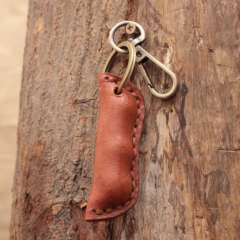 Leather Keychain Key Chains Holder High Car Accessories Decoration Gift