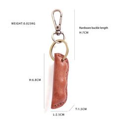 Leather Keychain Key Chains Holder High Car Accessories Decoration Gift