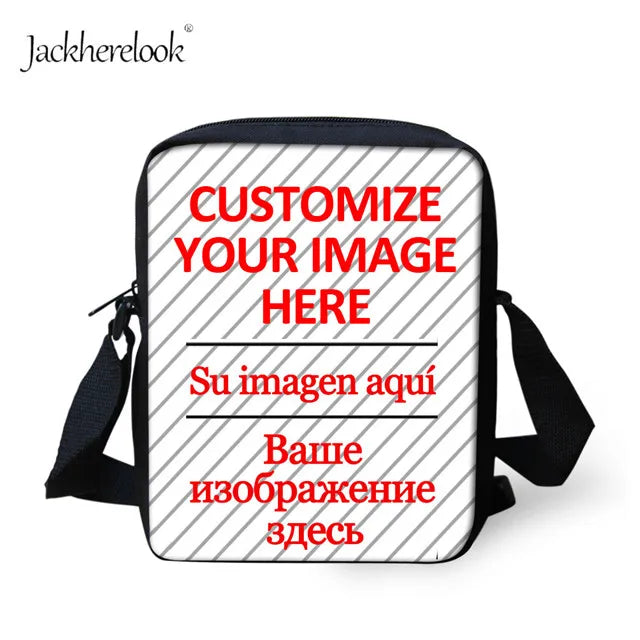 Dark Style Skull Pattern Crossbody Bags for Boys