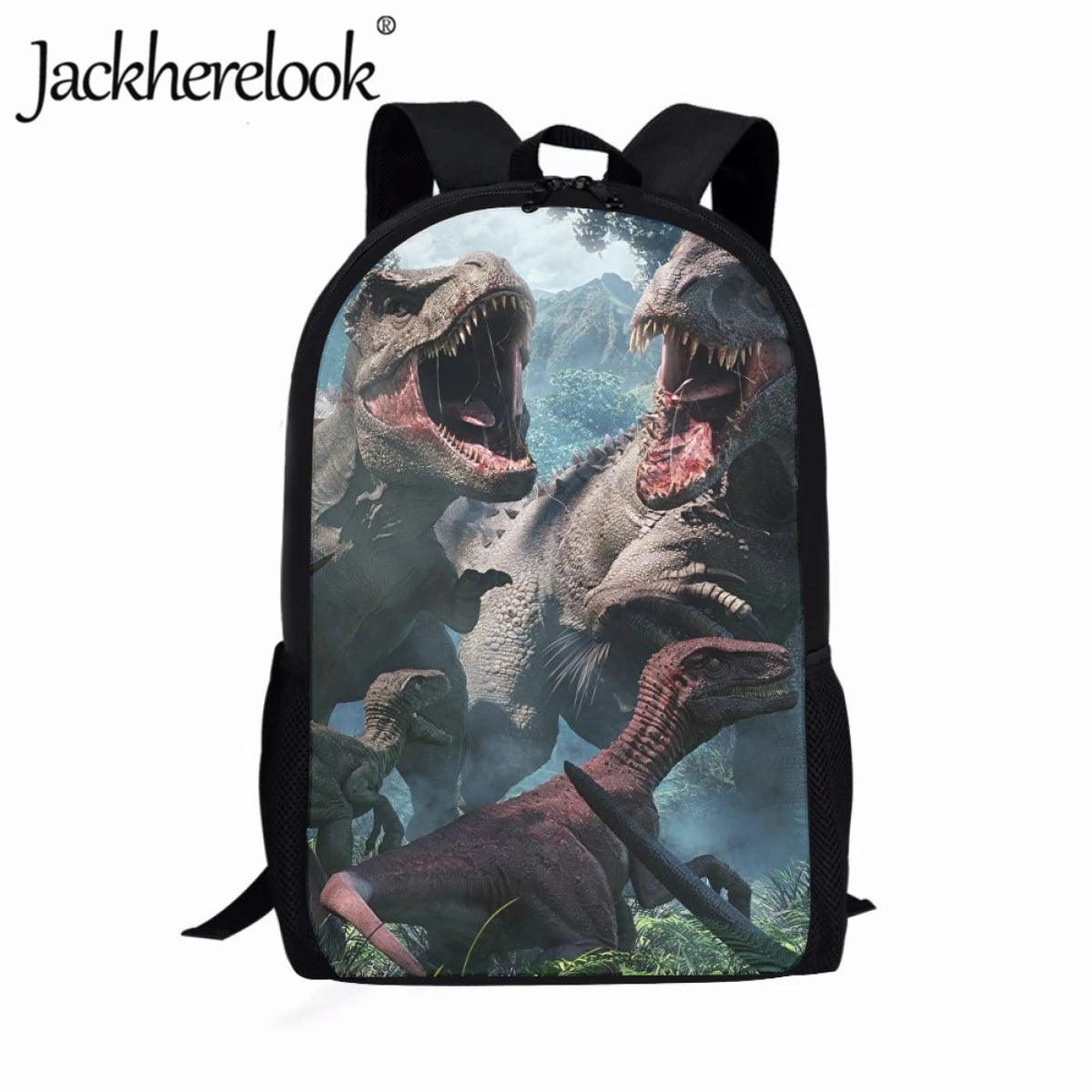 Child Boy Book Bag Dinosaurs Pattern Schoolbags for Kids Backpacks
