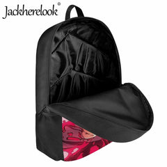 Anime Demon Slayer School Bag for Boys Girls Large Capacity Backpack