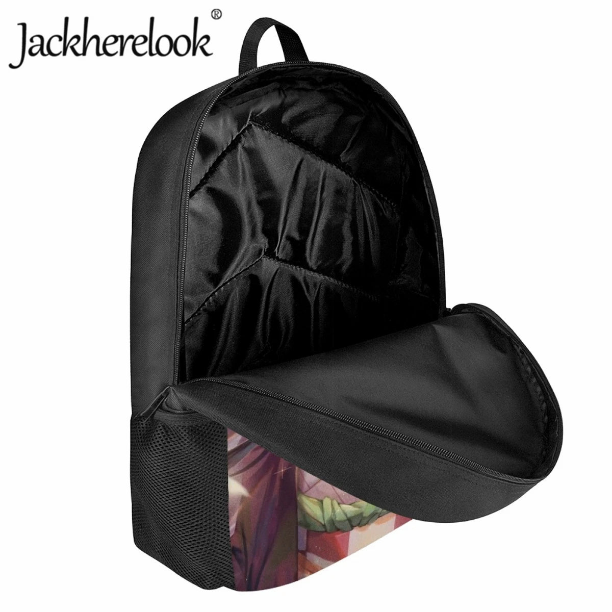 Jackherelook Cute Demon Slayer Backpack for Middle School Students
