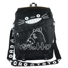 Japan Anime Miyazaki Totoro Canvas Adult Backpack School Bag