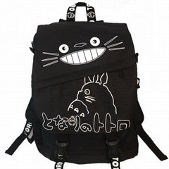 Japan Anime Miyazaki Totoro Canvas Adult Backpack School Bag