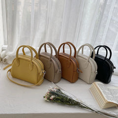 Japanese Square PU Leather Women's Shoulder Messenger Bag