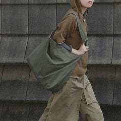 Japanese Canvas Bag Female Messenger Bag Female Large-capacity Student School Ba