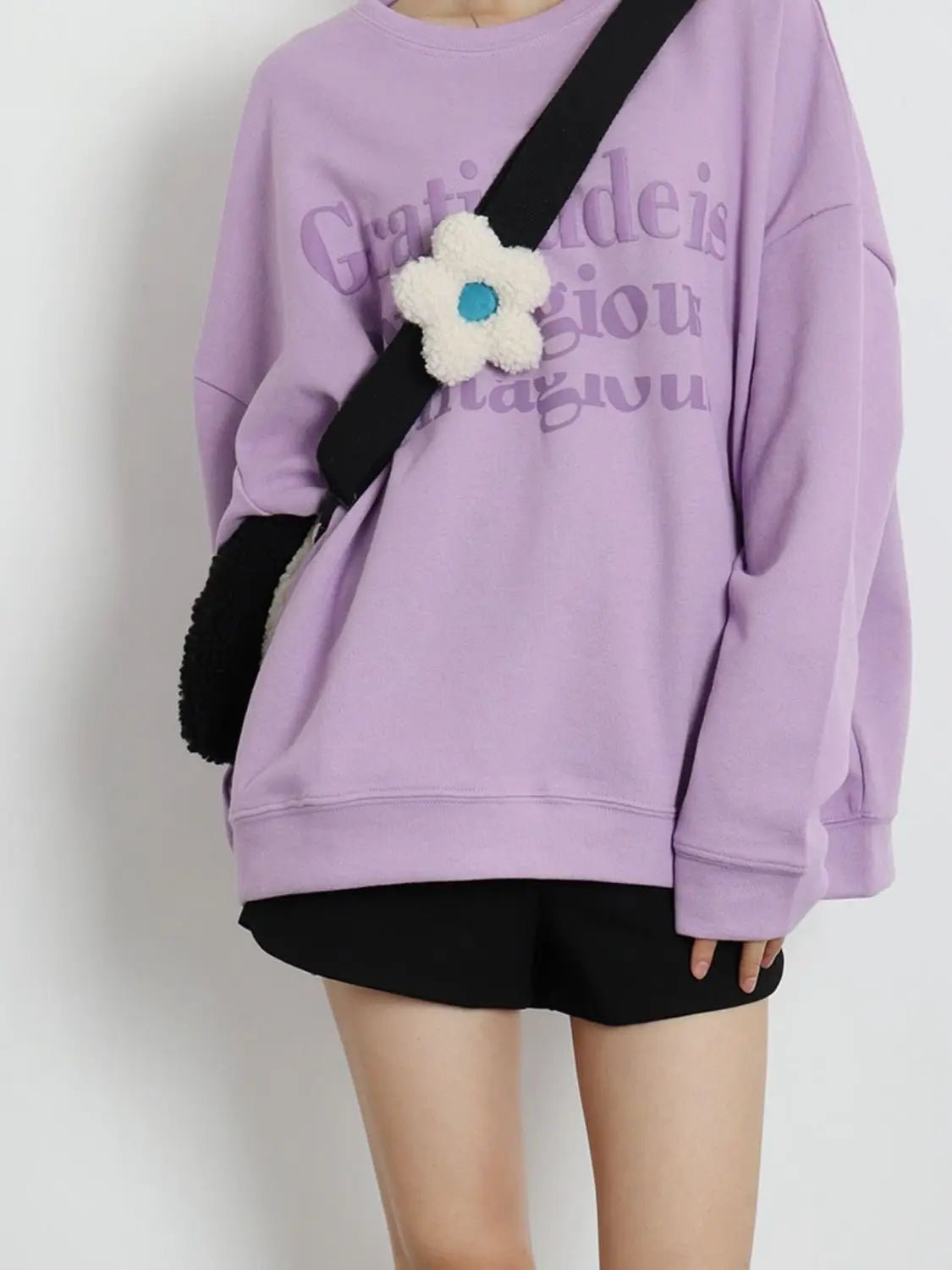 Japanese Cartoon Puppy Plush Tote Bag for Women