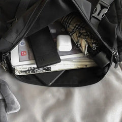 Japanese Functional Nylon Sling Bag Large Capacity Shoulder Handbag
