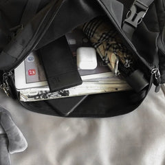 Japanese Functional Nylon Sling Bag Large Capacity Shoulder Handbags