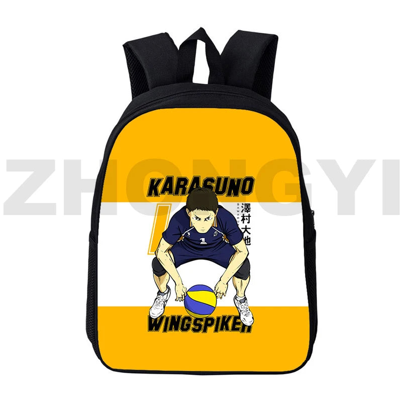 Japanese Haikyuu 3D Printed Backpacks for Teenage Girls, Shoyo Hinata Fans