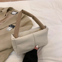 Japanese Macaron PU Leather Small Square Bag Lady Bags Style Shoulder Bag