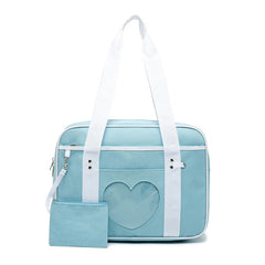 Japanese Style Pink Uniform School Bags for Women Girls