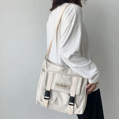 Japanese Messenger Bag Student Nylon Waterproof Crossbody Bag Satchel