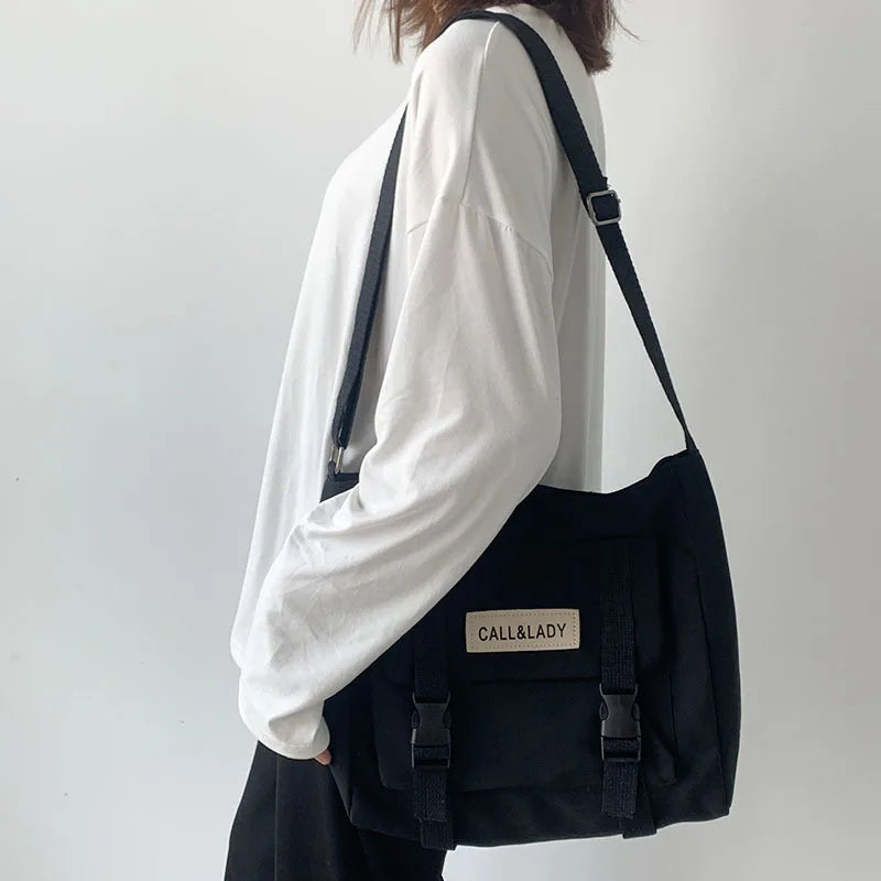 Japanese Messenger Bag Student Nylon Waterproof Crossbody Bags