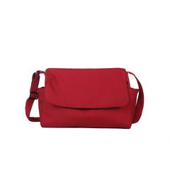 Japanese Solid Shoulder Crossbody Bag Women Oxford Cloth Big Lady Satchels