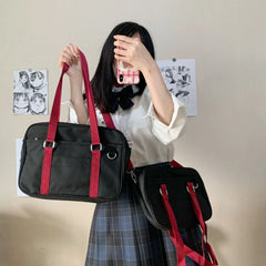 Japanese Style One Shoulderbag Canvas Shopping