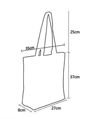 Japanese Style Ukiyoe Print Shoulder Bag Whale Tote