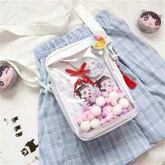 Japanese Transparent Small Square Ita Bag