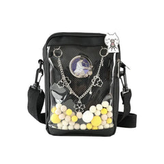 Japanese Transparent Small Square Ita Bag