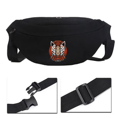 Japanese Anime Print Unisex Shoulder Bag Fitness Waist Chest Messenger Bag