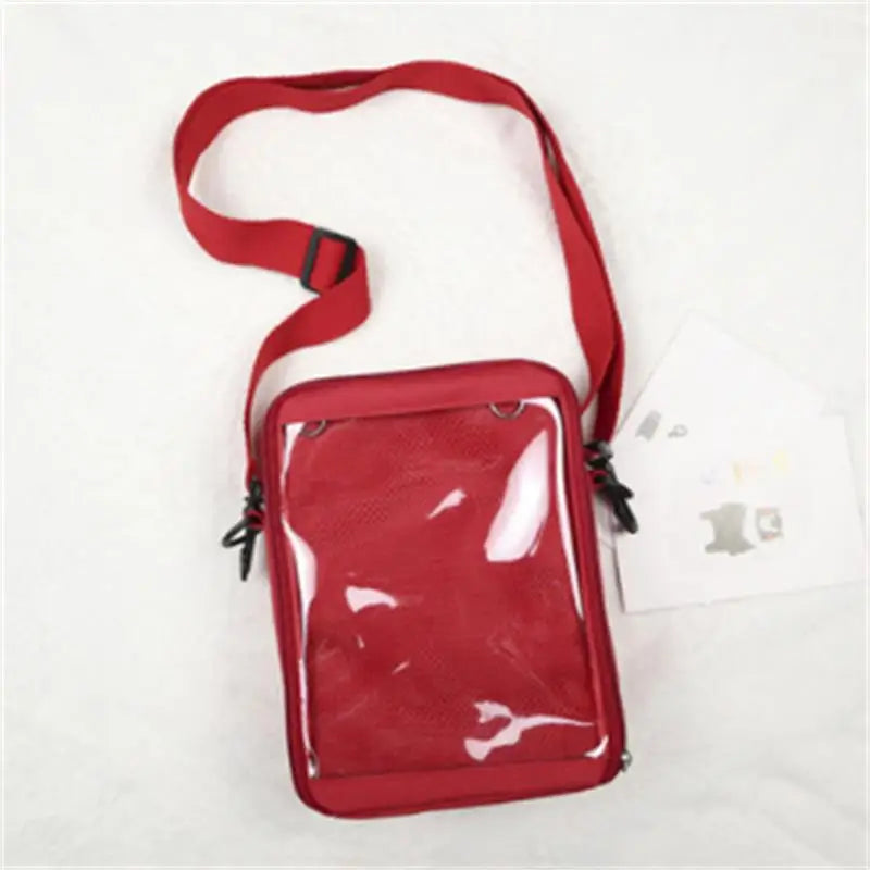 Japanese Transparent Small Square Pain Bag Diagonal Ita Bag