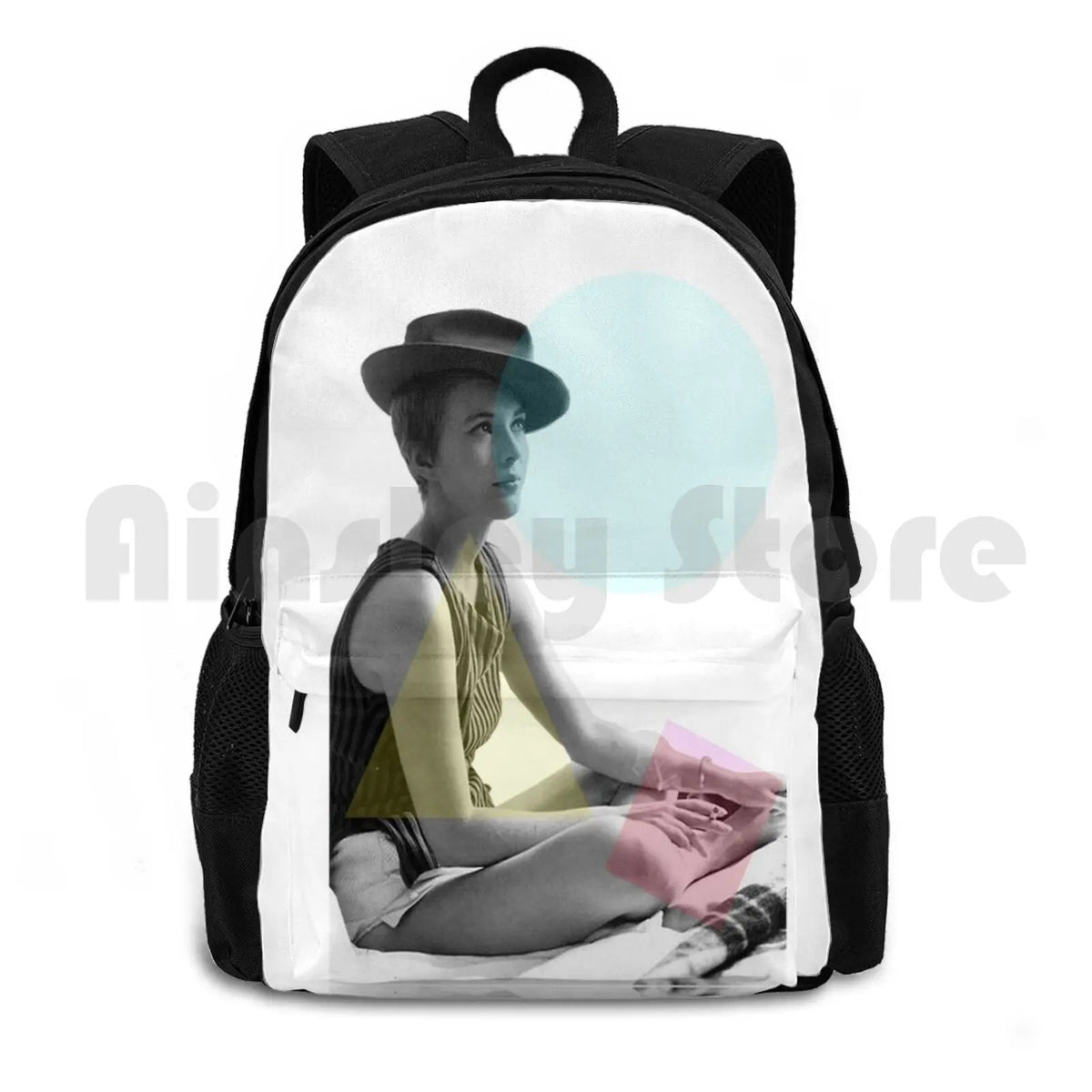 Jean Seberg-Godard's 'Breathless' Vintage 60s Actress Outdoor Backpack
