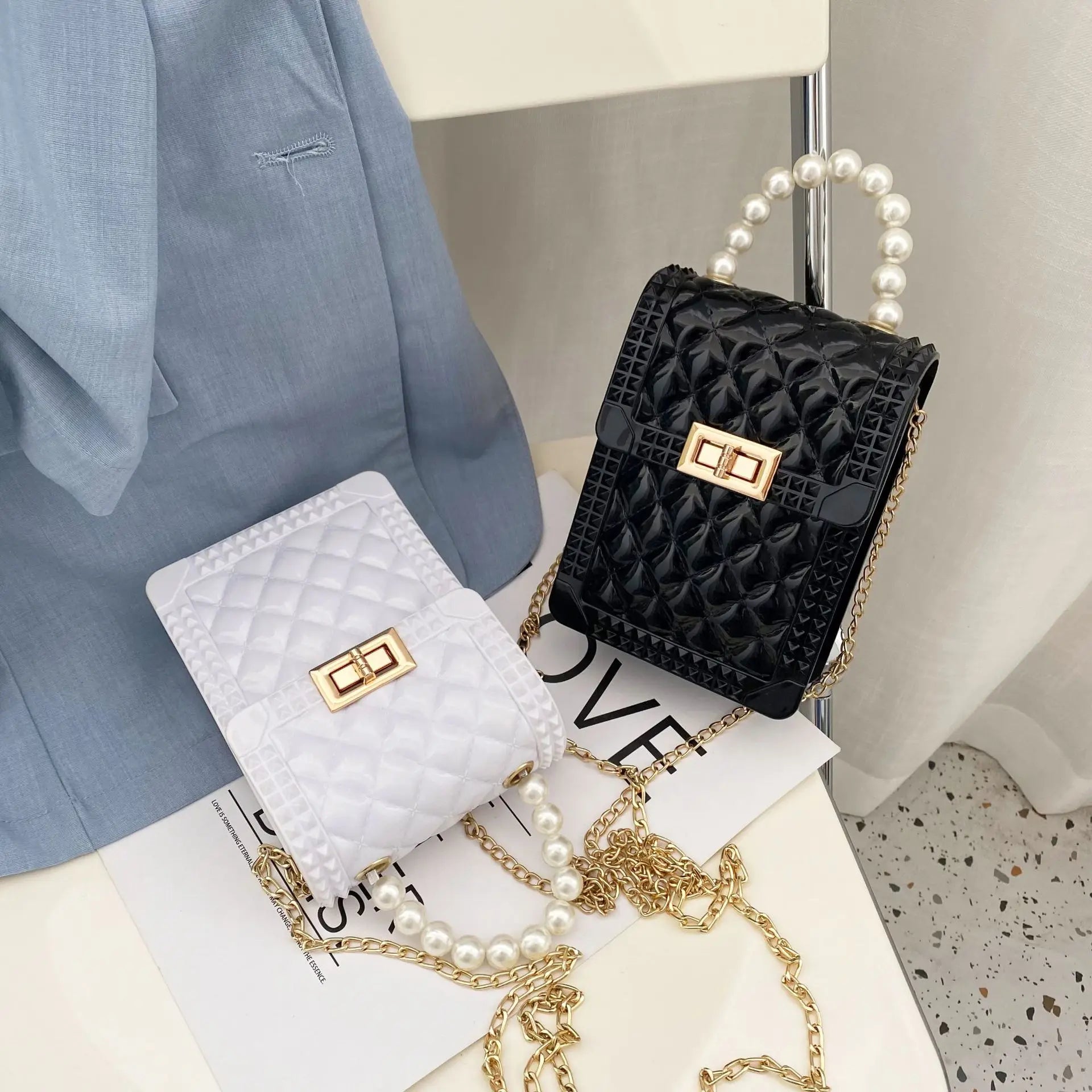 Jelly Mobile Phone Bag Summer Women Handbags Live Mini Crossbody Bag
